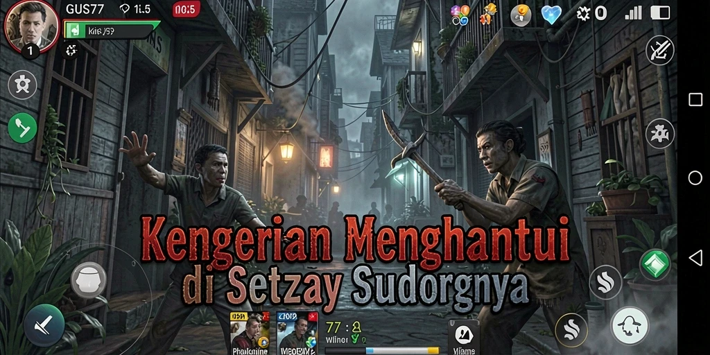 Gameplay menakutkan dengan kegelapan yang pekat dan suara menyeramkan.