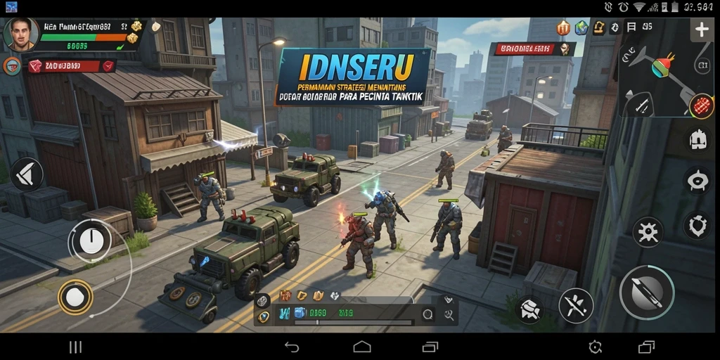 Tampilan gameplay menegangkan di IDNSERU dengan strategi yang cermat.