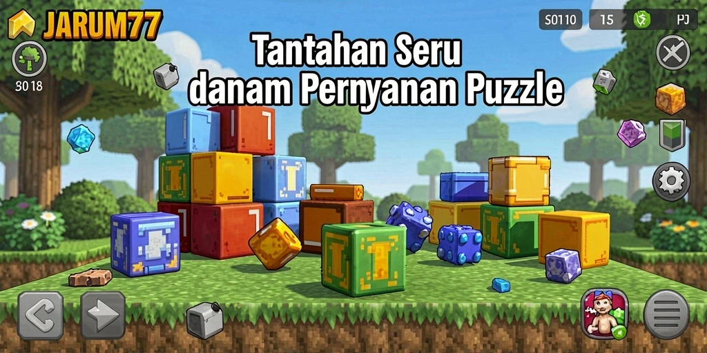 Screenshot dari gameplay seru JARUM77 yang menantang.