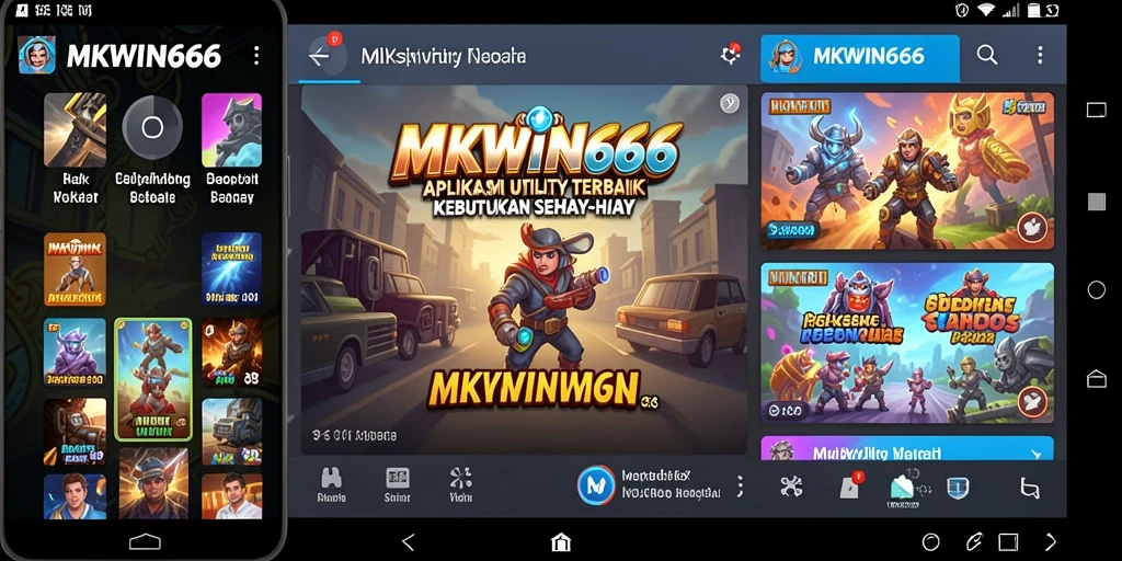 Tampilan utama MKWIN666 dengan fitur-fitur Utility yang bermanfaat.