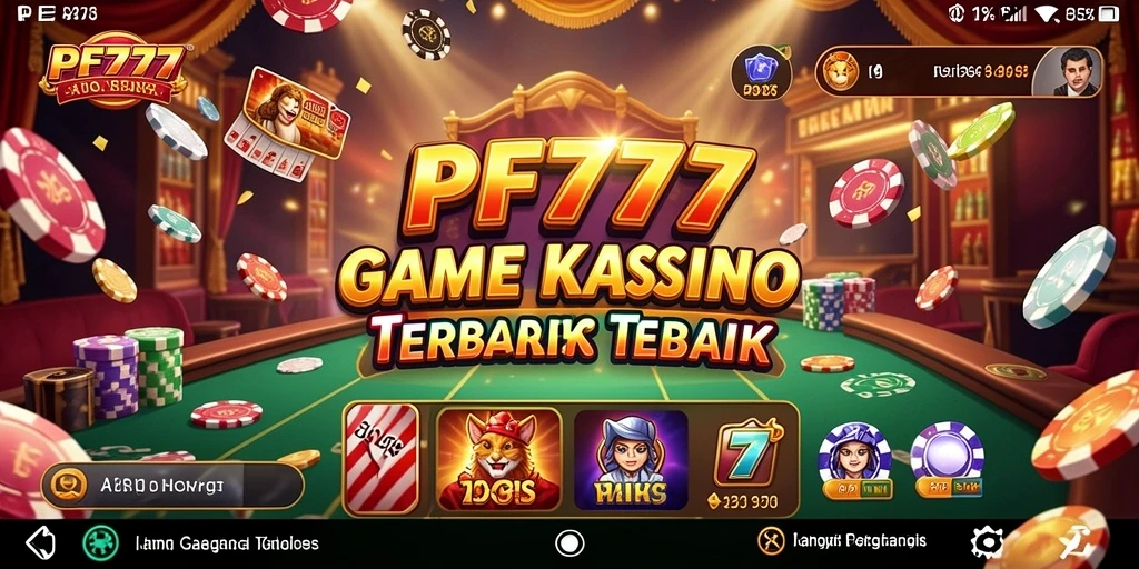Screenshot PF777 menampilkan gameplay Kasino yang menarik dan menyenangkan.