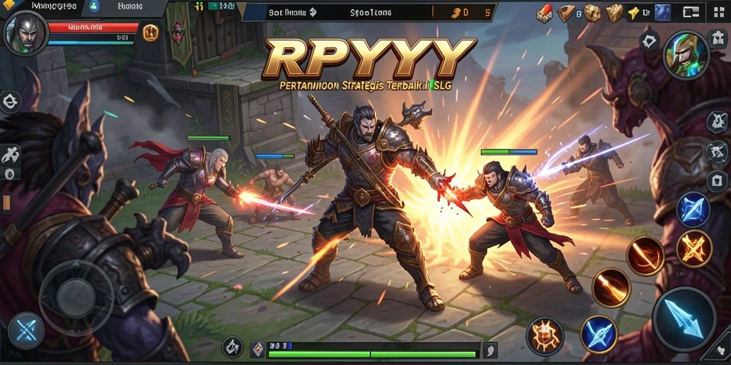 Tampilan menarik dari gameplay strategis RPYYY.