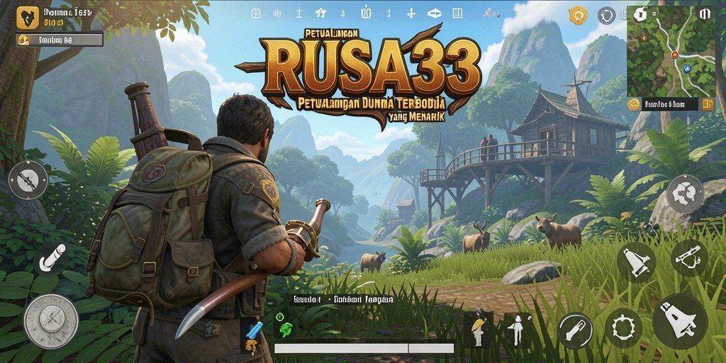 Tampilan gameplay RUSA33 di dunia terbuka yang menakjubkan.