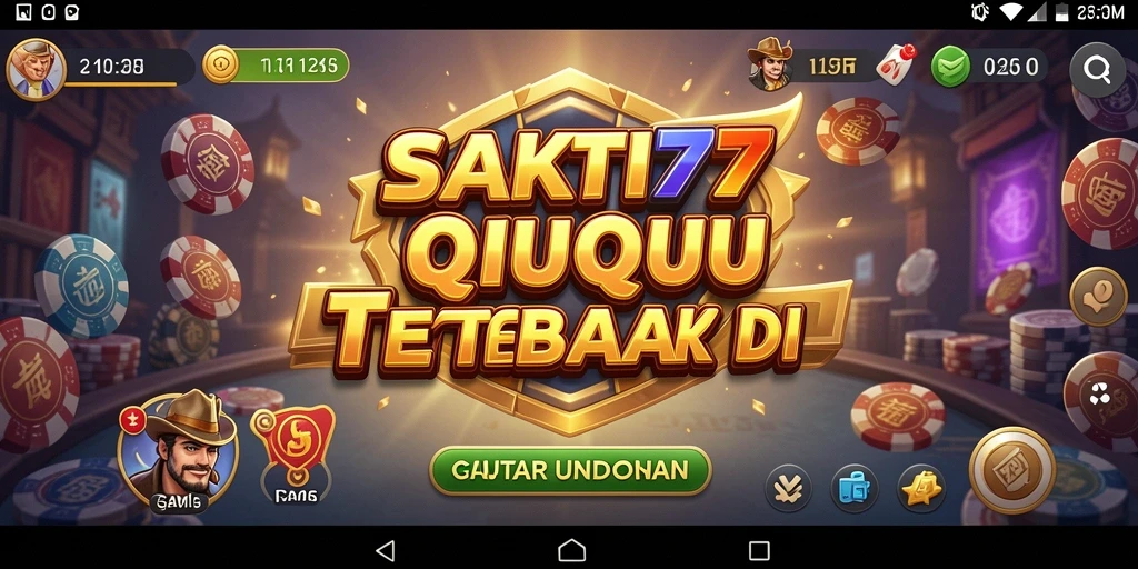 Gameplay seru SAKTI77 dalam permainan QiuQiu.