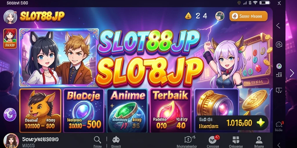 Gameplay SLOT88JP dengan karakter anime yang memukau dan mengasyikkan.